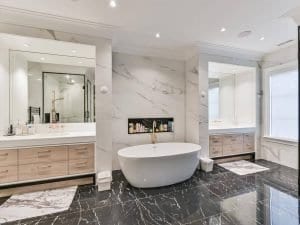 Master bath of house constructed by Kilbarry Hill
