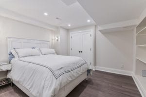 Basement bedroom renovation by Kilbarry Hill Construction