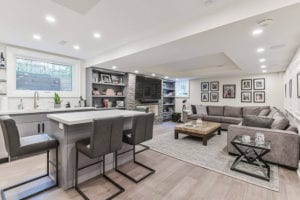 Basement renovation by Kilbarry Hill